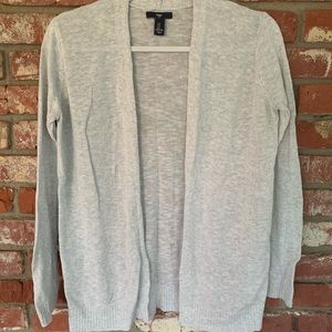 GAP Oatmeal Open Front Knit Cardigan